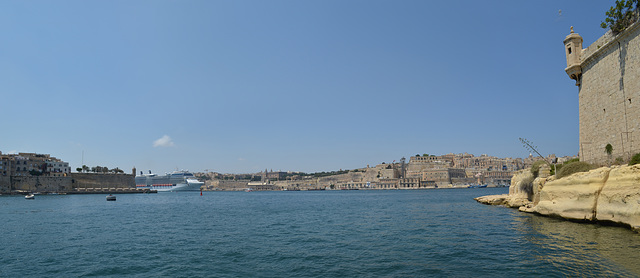 Malta, The Great Harbor from Fort St. Angelo
