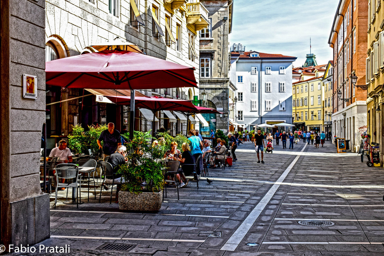 Trieste: i tavolini