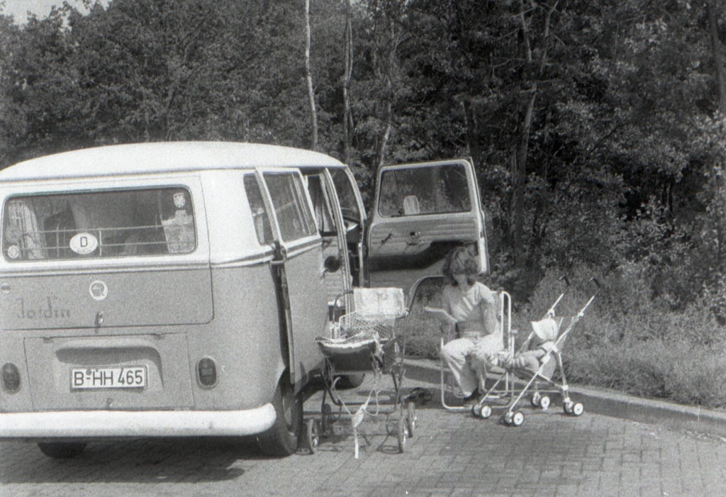 Sur l'A1 près de Lille, France (1979)