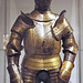 Detail of the Field Armor Probably Made for King Henry VIII in the Metropolitan Museum of Art, December 2022