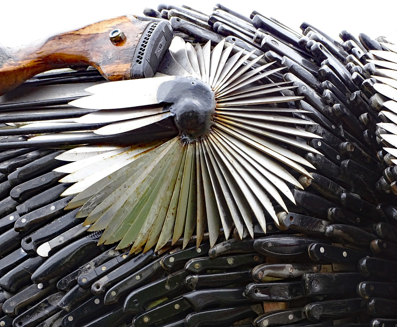 Confiscated knives