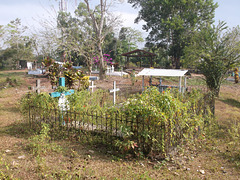 Le cimetière de la ville château