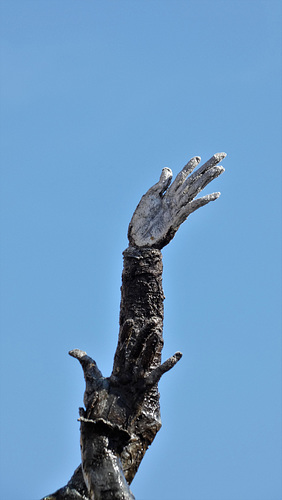 Hände zum Himmel
