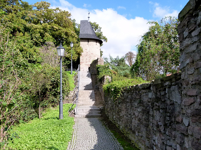 Stadtmauer Wernigerode mit Wehrturm