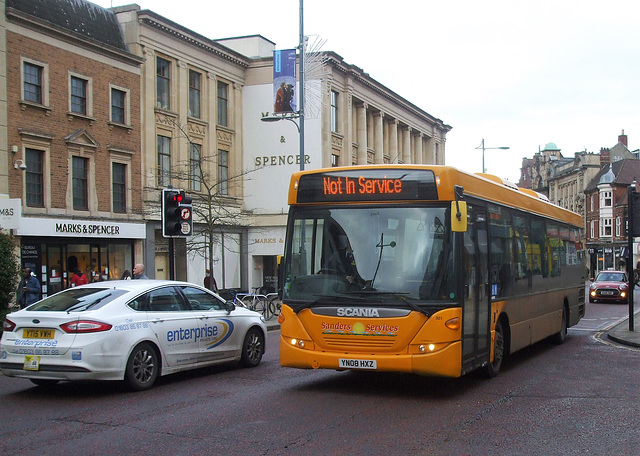 DSCF5865 Sanders Coaches 321 (YN08 HXZ) in Norwich - 11 Jan 2019 DSCF5865 Sanders Coaches 321 (YN08 HXZ) in Norwich - 11 Jan 2019