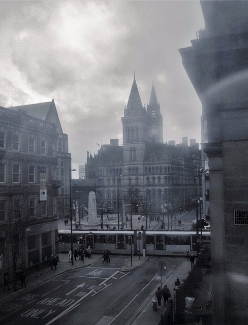 Princess street & the town hall...