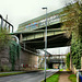 Werksbahnbrücke von ArcelorMittal über der Helmholtzstraße (Duisburg-Beeck) / 8.02.2020