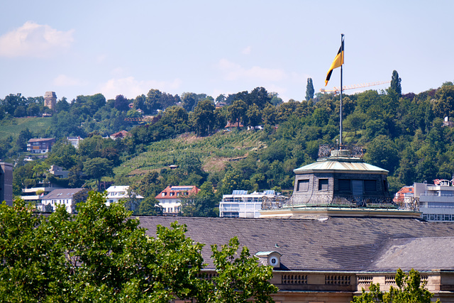 Schlossdach -Neues Schloss Stuttgart