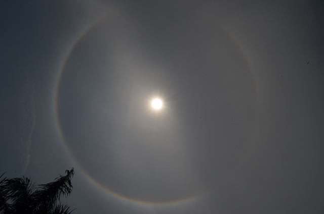 Halo at its Zenith over the Main Square of Lima