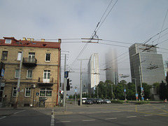 View from Holiday Inn Hotel to the skyscrapers. View from Holiday Inn Hotel to the skyscrapers.