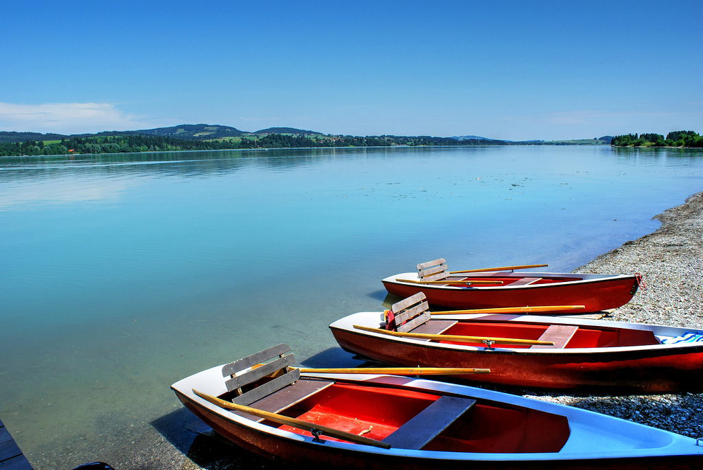 Forggensee von S nach N. ©UdoSm