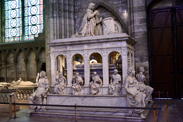 Paris 2024 – Basilique Saint-Denis – Monument for Louis XII and Anne of Brittany