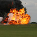 Aftermath of airfield Attack by Augusta Westland  WAH-64D Apache AH1 RAF Waddington 5th July 2014