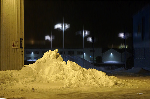 "Gelber" Schnee