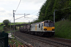 92039 on 6S94 Dollands Moor to Irvine China Clay Tanks at Beckfoot 22nd May 2013