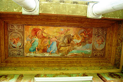 Eastern Portico Ceiling, by Gioseppe Borgnis, West Wycombe Park, Buckinghamshire