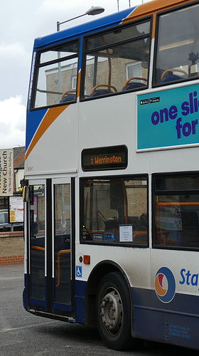 Stagecoach East 18347 (AE55 DKU) in Peterborough - 18 Feb 2019 (P1000399)