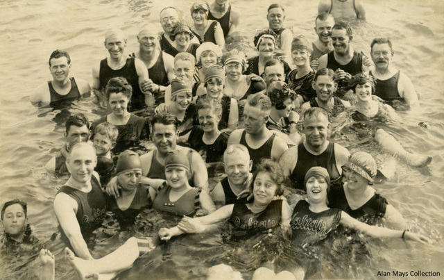 Saltair Beach, Souvenir Photo, July 7, 1918