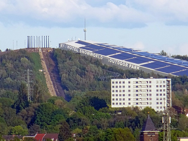 Wilhelminahill Landgraaf  with landmark under construction