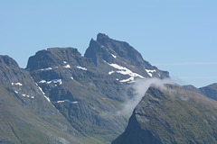 Norway, Lofoten Islands, Mountains of the Island of Flakstadøya