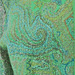 mint green nuno felted jacket -close-up