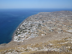 Depuis Thira : Perissa.