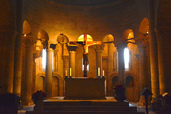 Italy, Toscana, In the Abbey Church of Sant'Antimo