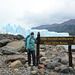 Argentina, Sign at the Entrance to the National Park "Glacier Perito Moreno"
