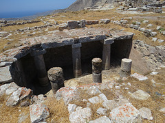 Thira et l'eau.