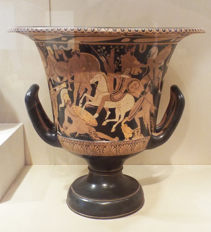 Etruscan Krater Attributed to the Nazzano Painter in the Virginia Museum of Fine Arts, June 2018