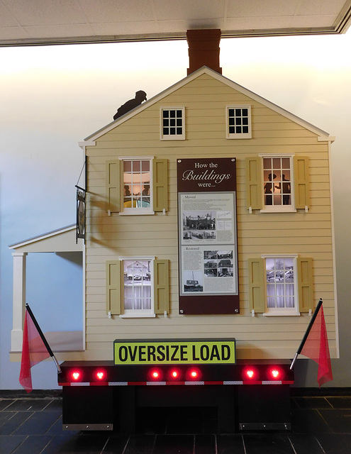 Moving a House Exhibit in Old Bethpage Village, August 2022