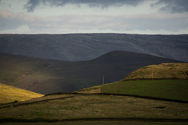 Hill shadows