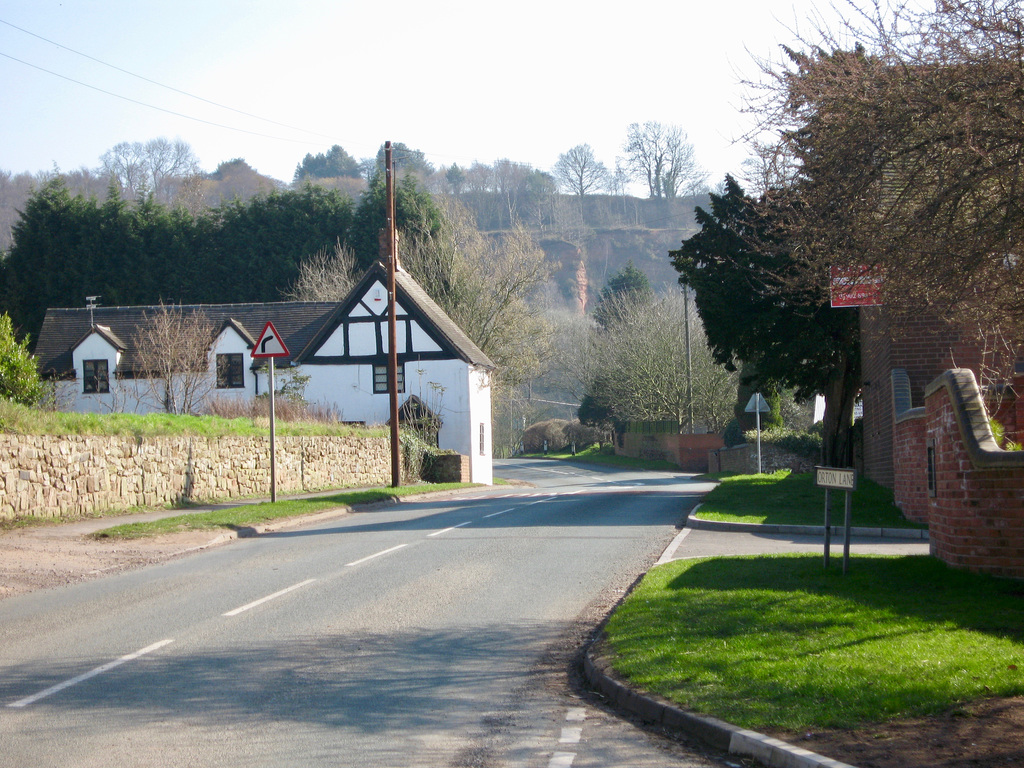 Orton Lane looking towards Fox Hill