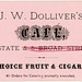 J. W. Dolliver's Café, Boston, Massachusetts, ca. 1875