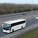 A Plaxton Panther on the A1M near Sawtry - 18 Feb 2019 (P1000275)