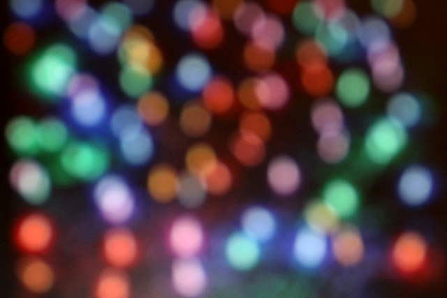 Fairy light bokeh