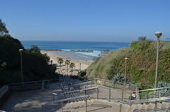 Netanya, Stairs to the Herzel Beach