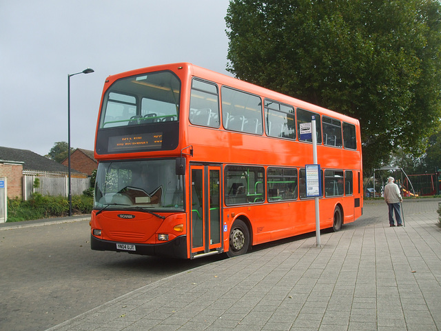 DSCF9956 Mulleys Motorways YN04 UJT in Mildenhall - 26 Sep 2017