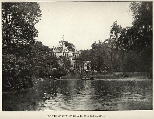 Album von Dresden: Großer Garten, Carolasee und Restaurant