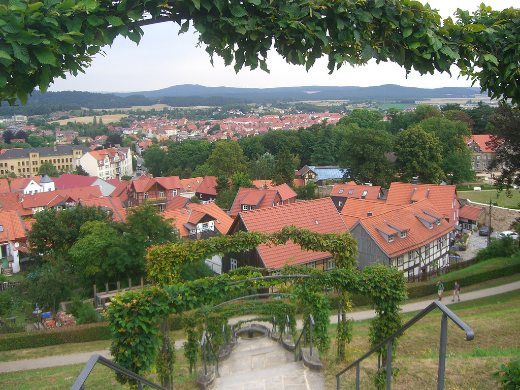 277 Blick auf Blankenburg im Harz