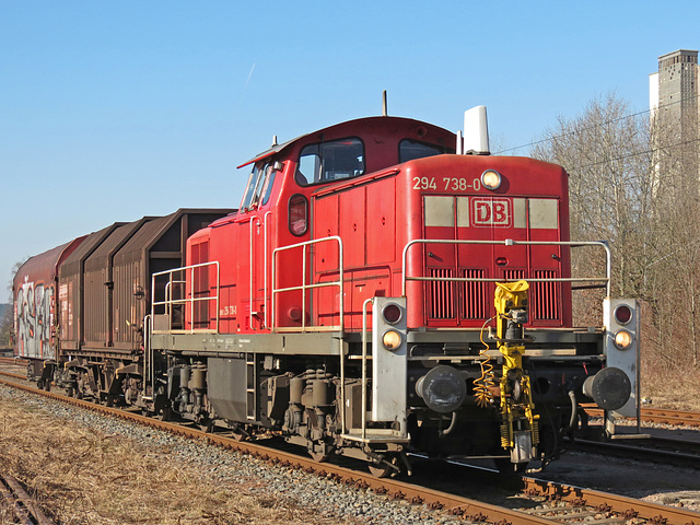 294 738-0 beim Rangieren