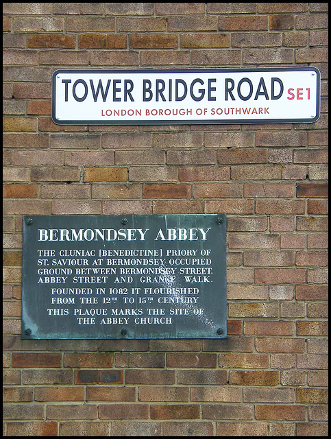 site of Bermondsey Abbey