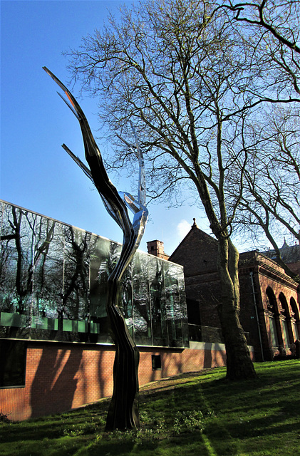 Metal tree, Whitworth Park. Metal tree, Whitworth Park.