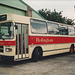 Hedingham Omnibuses L103 (BAR 103X) at the garage in Sible Hedingham – 29 Aug 1993 (202-35)