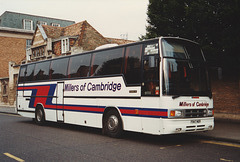 Millers Coaches F947 NER in Cambridge – 18 Aug 1992 (168-36A)