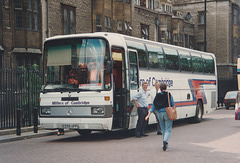 Millers Coaches C339 UFP in Cambridge – 24 Aug 1991 (147-21)