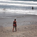 Jolie silhouette sur la plage !