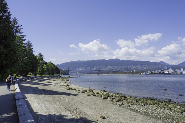 auf dem Seawall im Stanley Park ... P.i.P.  (© Buelipix)