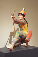 Reconstruction of the Archer from the Temple of Aphaia on Aegina in the Metropolitan Museum of Art, December 2022