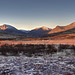 First light in the Døråldalen valley, Rondane mountains.